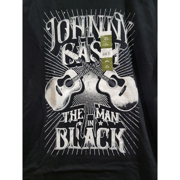 Johnny Cash Man Man in‎ Black Graphic Tee with Short Sleeves XL New with tags - Picture 3 of 6
